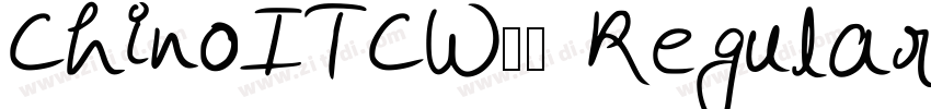ChinoITCW04 Regular字体转换